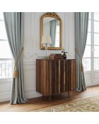 Mini bar 2 portes Manguier Ramon Naturel - 100x45x100 cm