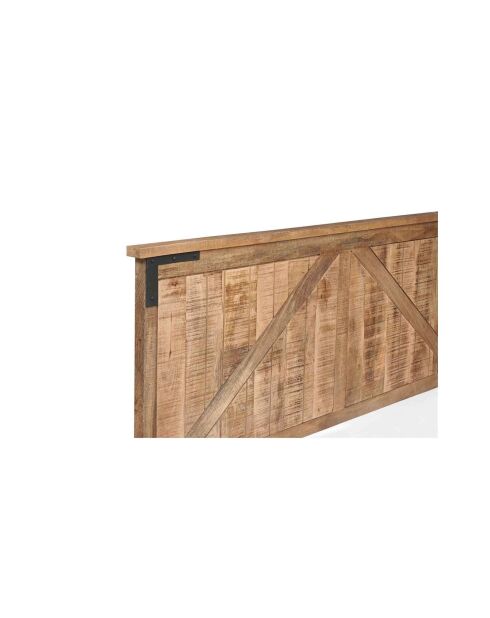 Lit 160 cm Manguier Farm II Beige - 171x209x118 cm