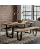 Banc bois naturel 152 cm Acacia Forest Naturel - 152x36x46 cm