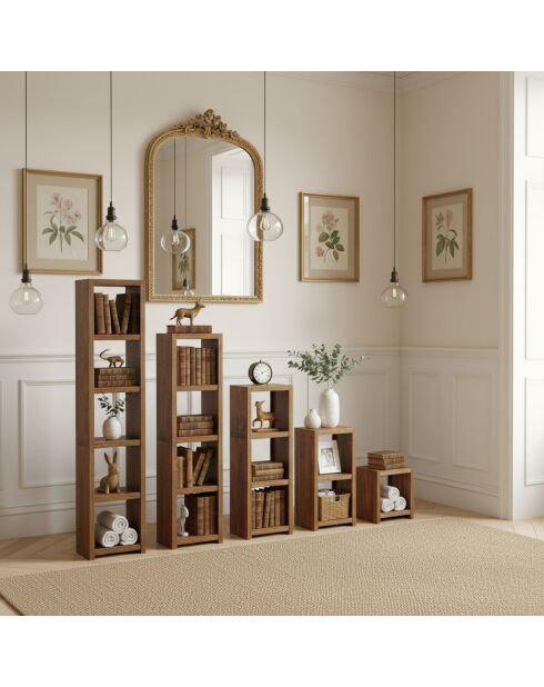 Étagère H50 cm Acacia Florence Marron - 50x35x50 cm