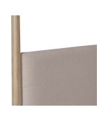 Lit à baldaquin 160 Mango Matan Beige - 173x213x213 cm