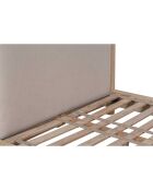 Lit à baldaquin 160 Mango Matan Beige - 173x213x213 cm