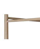 Lit à baldaquin 160 Mango Matan Beige - 173x213x213 cm