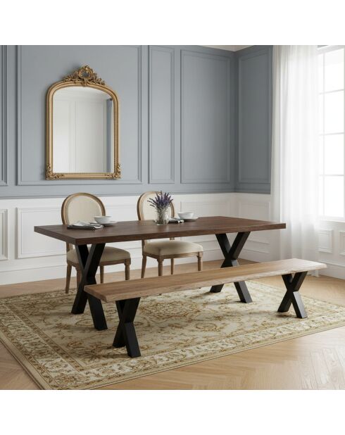 Banc 240 cm Acacia Bunting Naturel - 240x40x45 cm