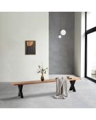 Banc 240 cm Acacia Bunting Naturel - 240x40x45 cm