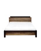 Lit 160 bois massif bicolore Manguier Herods Marron - 170x214x86 cm