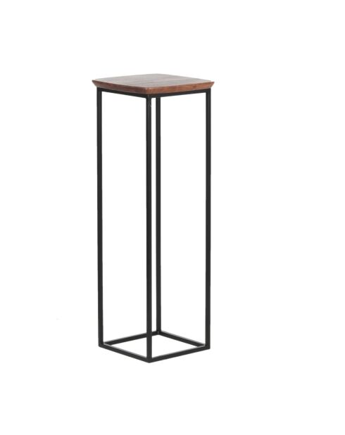 Lot de 2 tabourets Acacia Quenza Marron - 35x35x100 cm