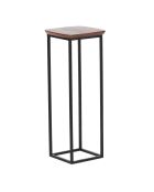 Lot de 2 tabourets Acacia Quenza Marron - 35x35x100 cm