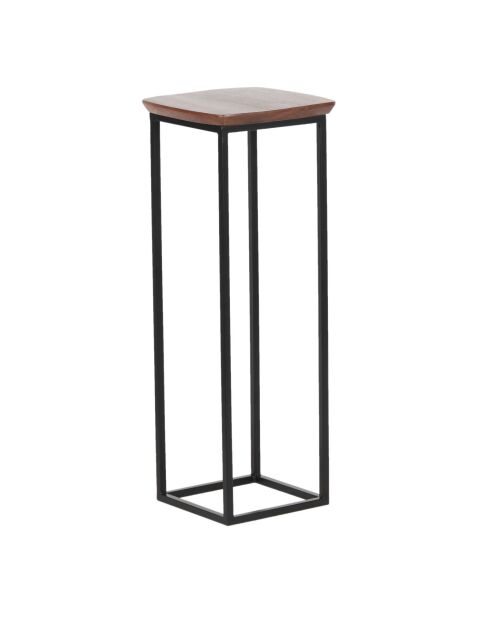 Lot de 2 tabourets Acacia Quenza Marron - 35x35x100 cm