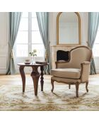 Bout de canapé rond Manguier Ramon Naturel - 60x60x50 cm