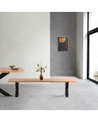 Banc 180 cm Acacia Bunting Naturel - 180x40x45 cm