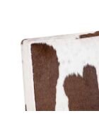 Chaise en peau de vache Acacia Savage Naturel - 46x50x88 cm