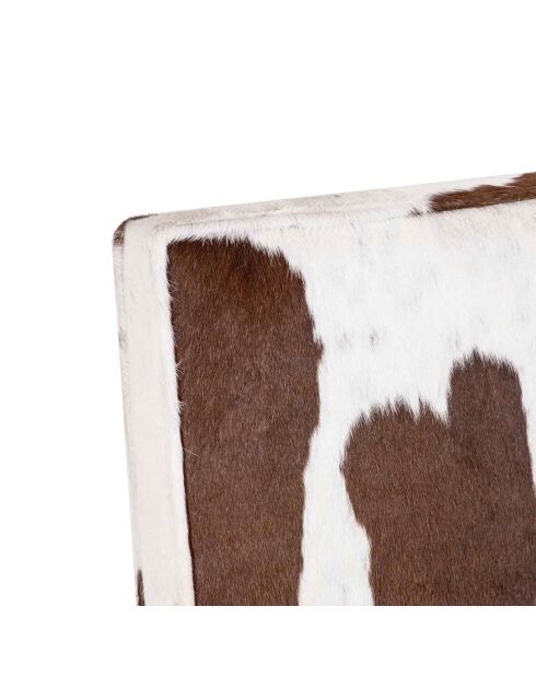 Chaise en peau de vache Acacia Savage Naturel - 46x50x88 cm