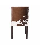 Chaise en peau de vache Acacia Savage Naturel - 46x50x88 cm