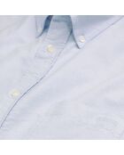 Chemise en coton bleu clair