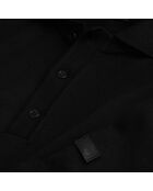 Polo en maille noir