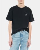 T-shirt avec broderie noir