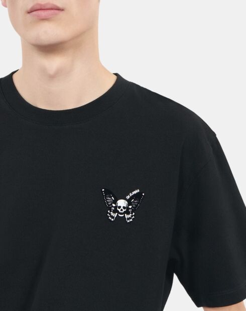 T-shirt avec broderie noir