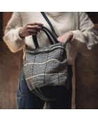 Sac à main bourse bleu