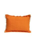 Coussin en laine orange 40x60cm