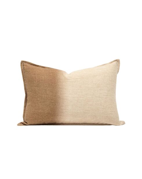 Coussin en laine beige 40x60cm