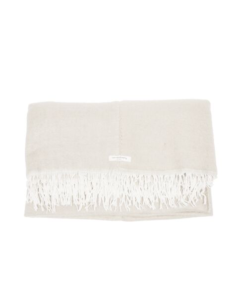 Couvre-lit en laine beige 250x250cm