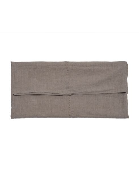 Nappe en lin avec fils lurex naturel 190x300cm