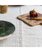 Nappe en lin avec fils lurex naturel 190x300cm