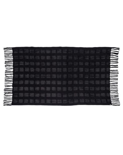 130x200cm zwart handgemaakt gehaakt tafelkleed