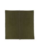 Couvre-lit en coton flammé vert 250x250cm