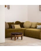 Coussin en lin changeant forêt 30x60cm