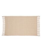Nappe en crochet fait main beige 130x200cm