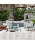 Nappe en crochet fait main beige 130x200cm