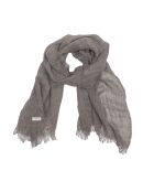 Echarpe en lin grise 70x200cm