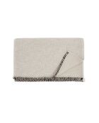 Plaid en coton flammé naturel 140x220cm