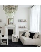 Coussin en laine noir 40x60cm