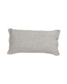 Coussin en lin changeant gris 30x60cm