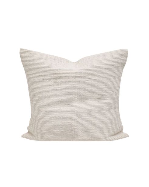 Coussin en laine écru 80x80cm