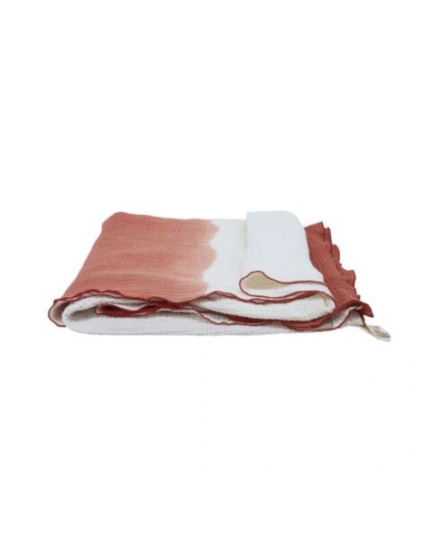 Servilleta de gasa de algodón Burnt Earth 150 x 180 cm