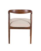 Chaise Rembourrée Milo Marron - 55x60x76 cm