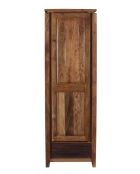 Bonnetiere Lisboa Marron - 65x58x200 cm