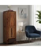 Bonnetiere Lisboa Marron - 65x58x200 cm