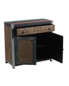 Buffet 2 portes 1 tiroir Manguier Pushkar Naturel - 90x40x86 cm