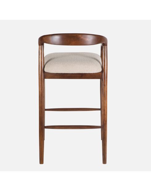 Chaise de Bar Milo Marron - 55x52x100 cm