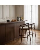 Barstoel Milo Brown - 55x52x100 cm