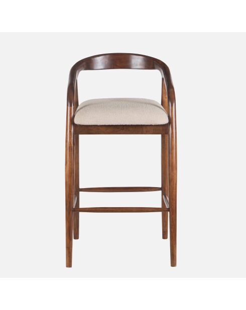 Chaise de Bar Milo Marron - 55x52x100 cm