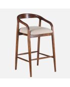 Barstoel Milo Brown - 55x52x100 cm