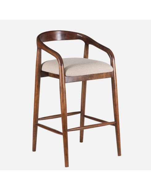 Chaise de Bar Milo Marron - 55x52x100 cm