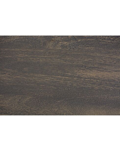 Bout de canapé Manguier New York Gris argent - 60x50x55 cm