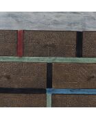 Commode 7 tiroirs Manguier Pushkar Naturel - 140x50x85 cm